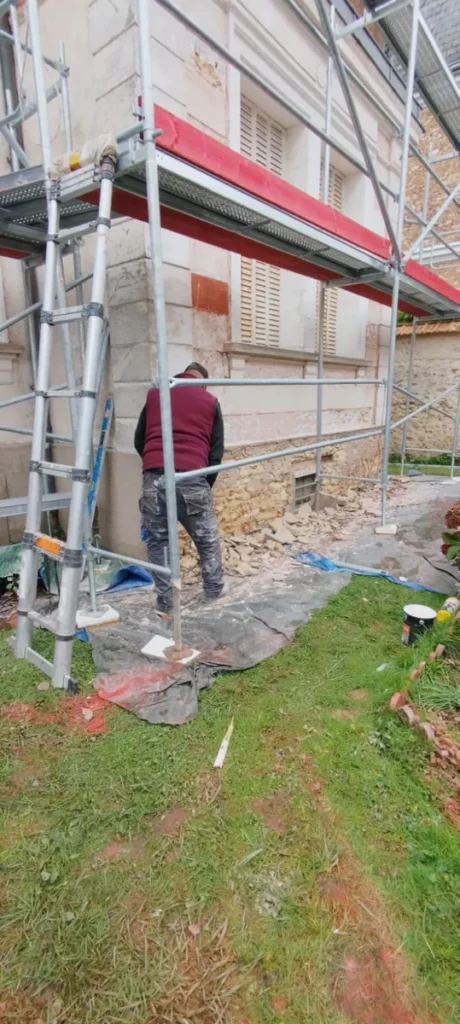 Enduit a la chaux verrieres le buisson