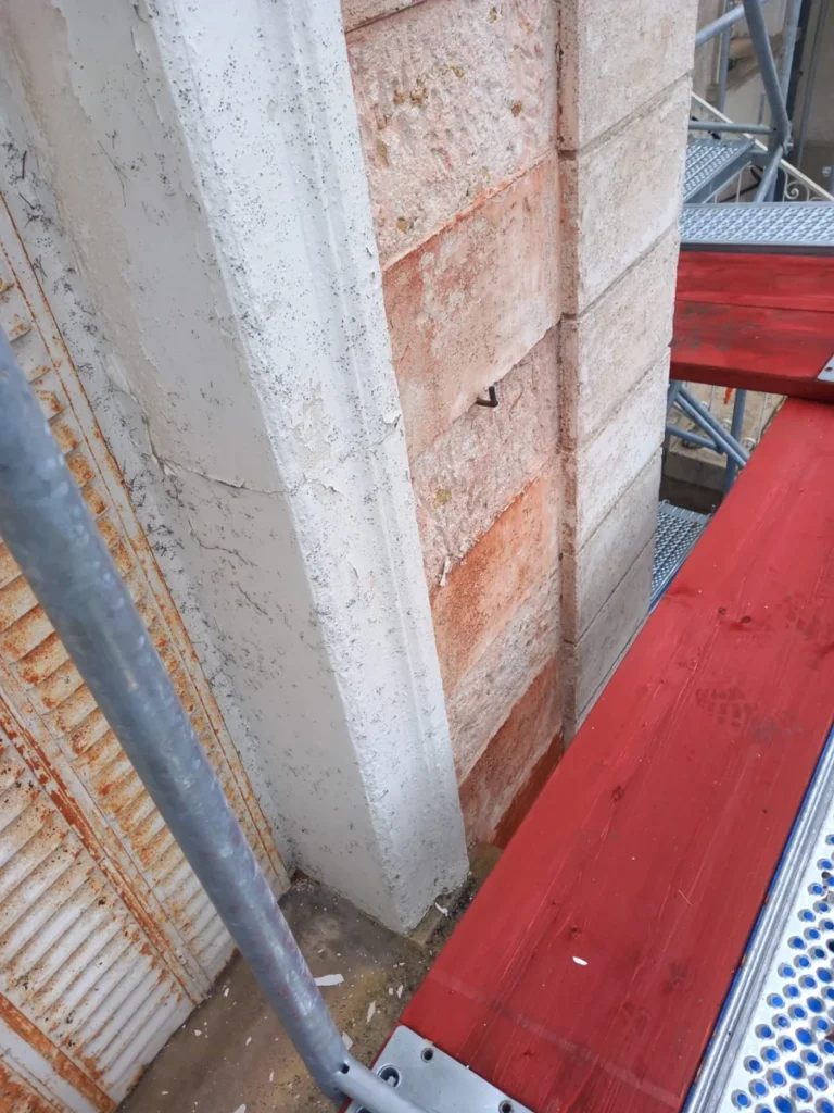 Enduit mineral a la chaux verrieres le buisson