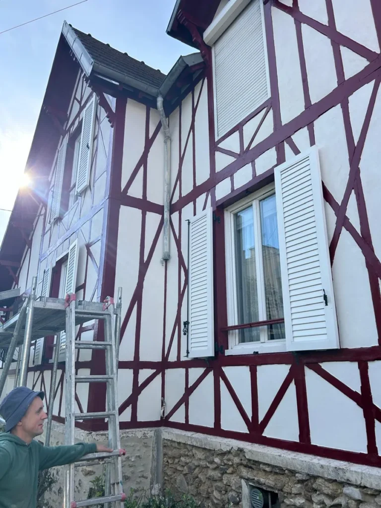 Renovation facade chelles