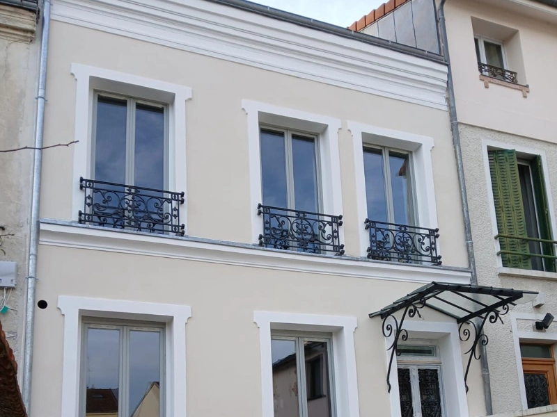 Nos ravalements Ravalement d'une façade à Montreuil