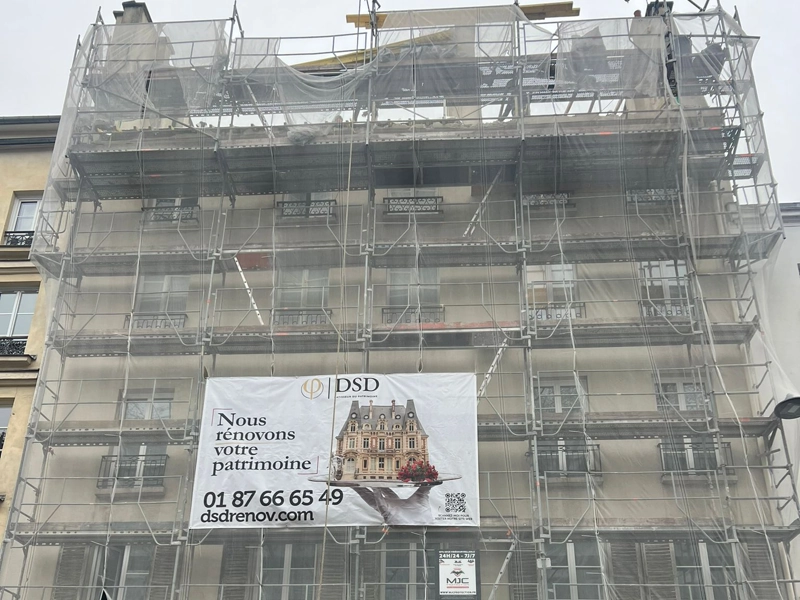 Risque effondrement immeuble