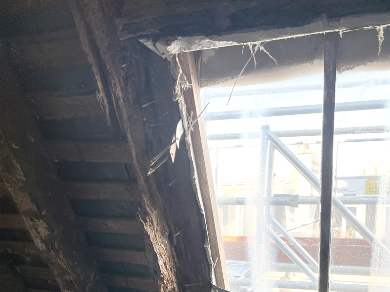 Renforcement de charpente en bois