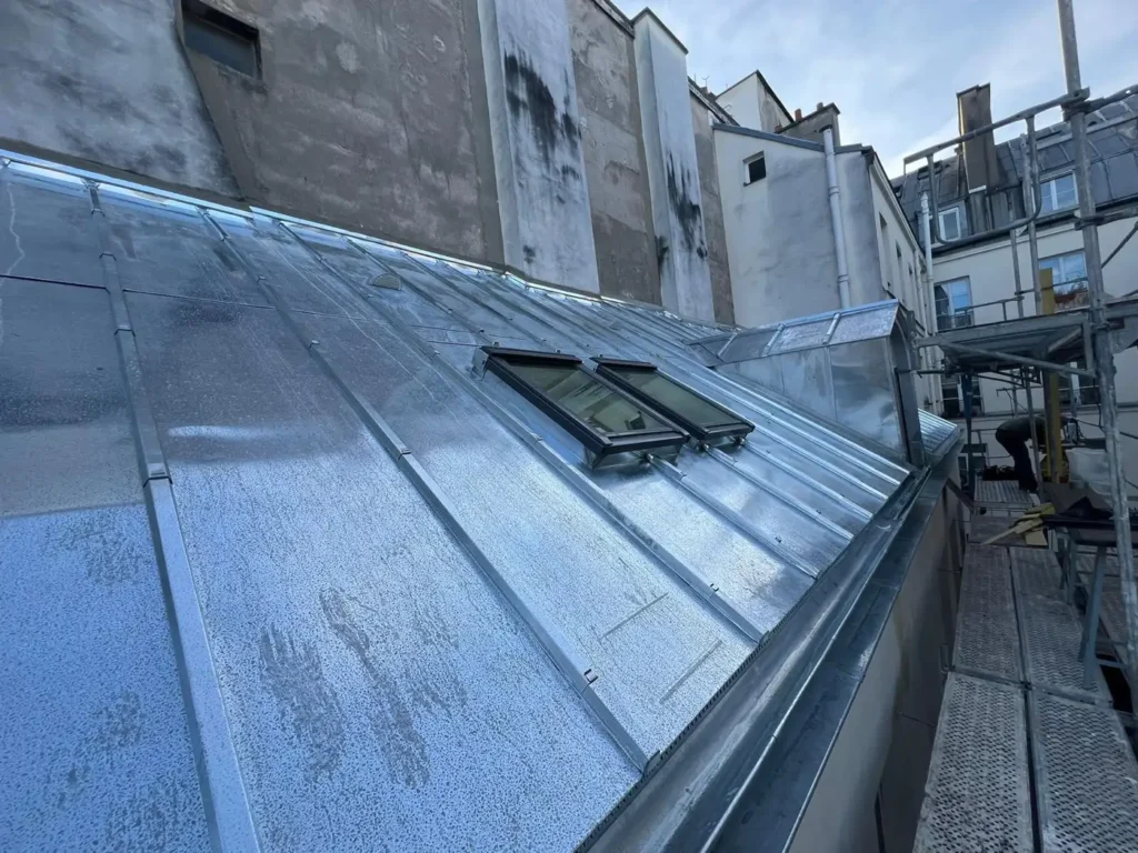 Chantier sarking couvreur paris 10e