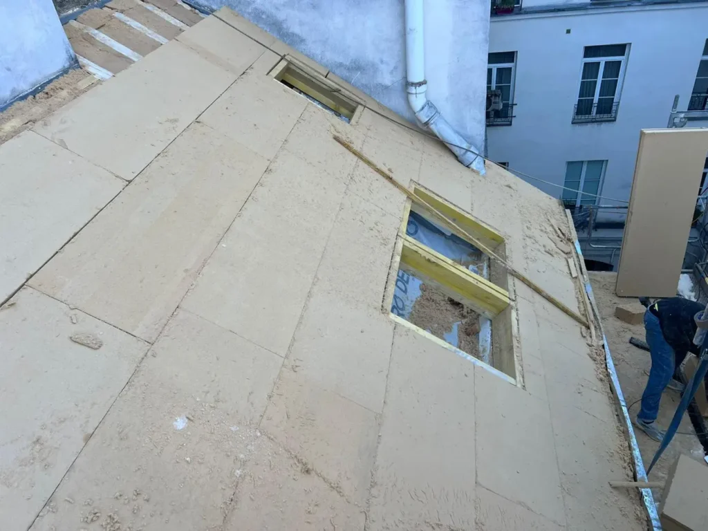 Couvreur a paris 10e toiture zinc sur tasseaux