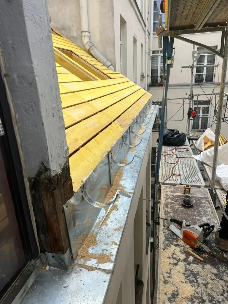 Pose sarking copropriete paris 10e