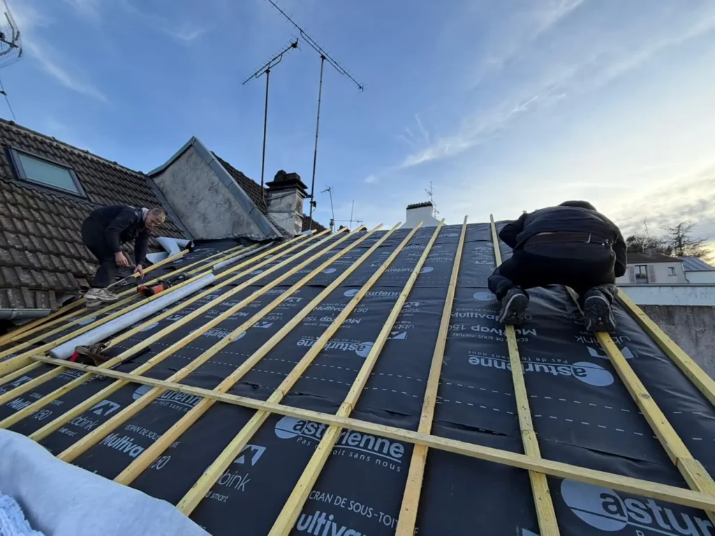 renovation toiture tuiles jouy en josas 78350