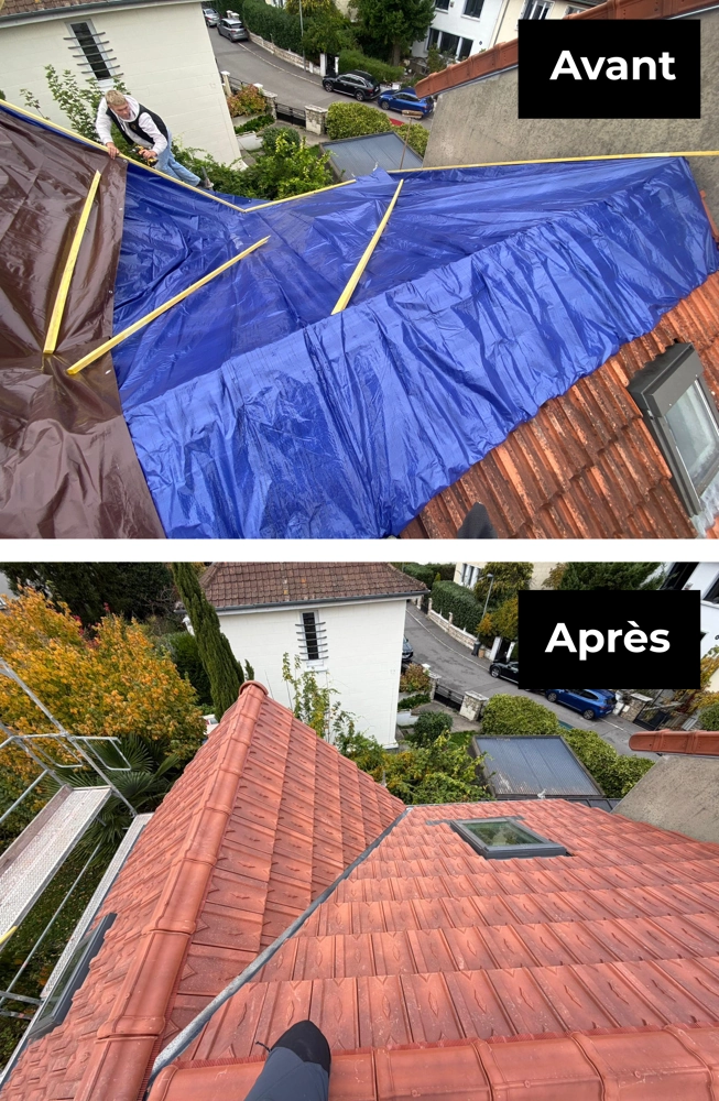 Couvreur à Chaville (92370) Rénovation de toiture en tuiles à Chaville