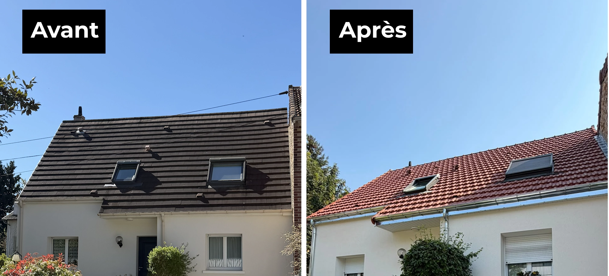 Rénovation de toiture tuiles Viroflay