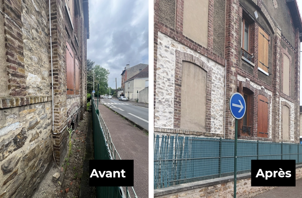 Ravalement de façade à Eaubonne (95600) Rejointoiement Val-d'Oise